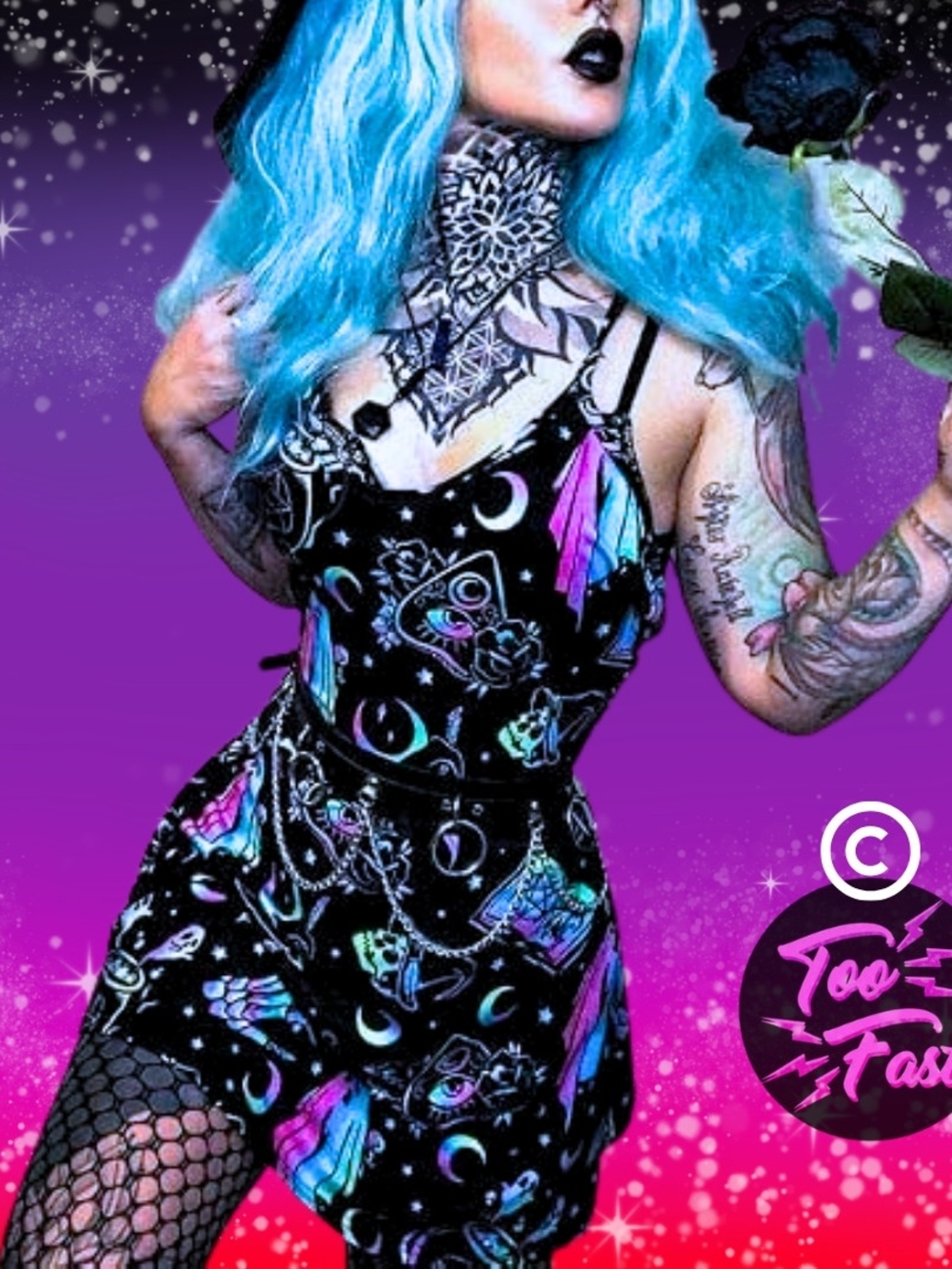 OMG! Ghosts Skater Dress